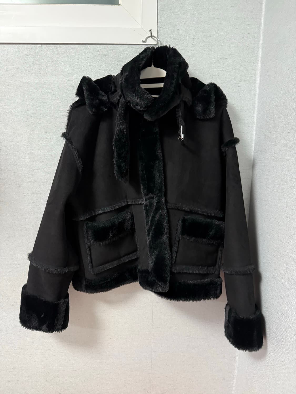 어글리쉐도우 후디 무스탕 hoodie mustang 상품이미지5