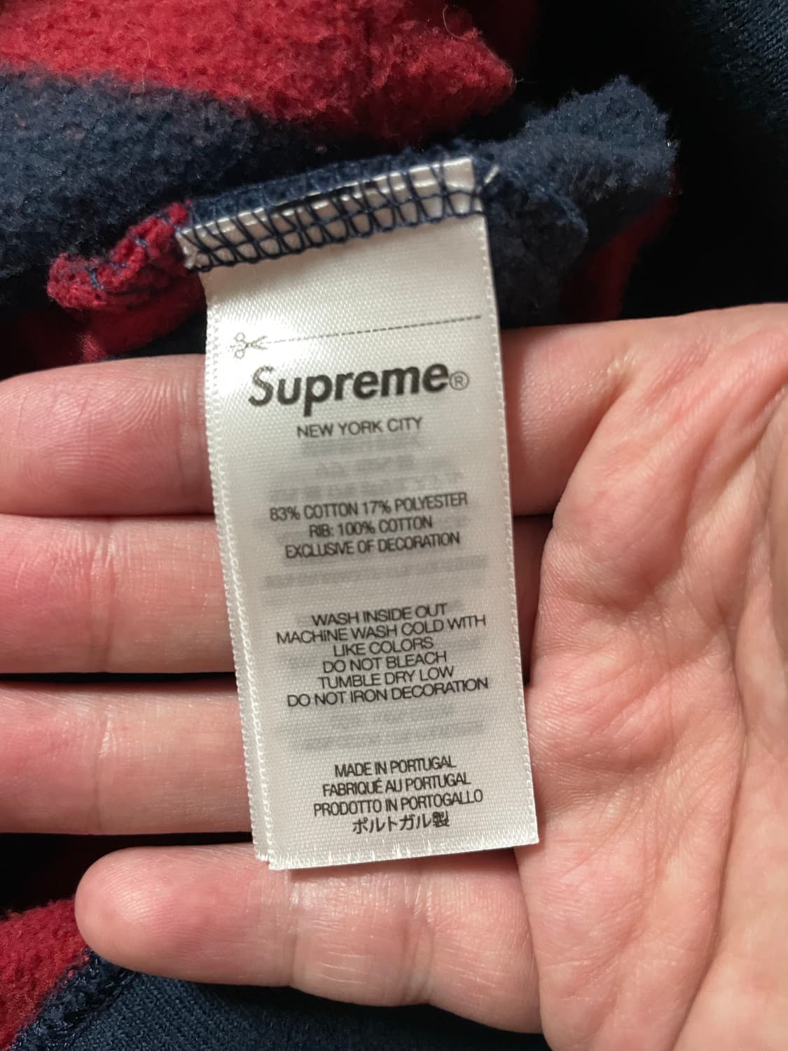 슈프림 X 마틴로즈 스트라이프 후드 상품이미지6