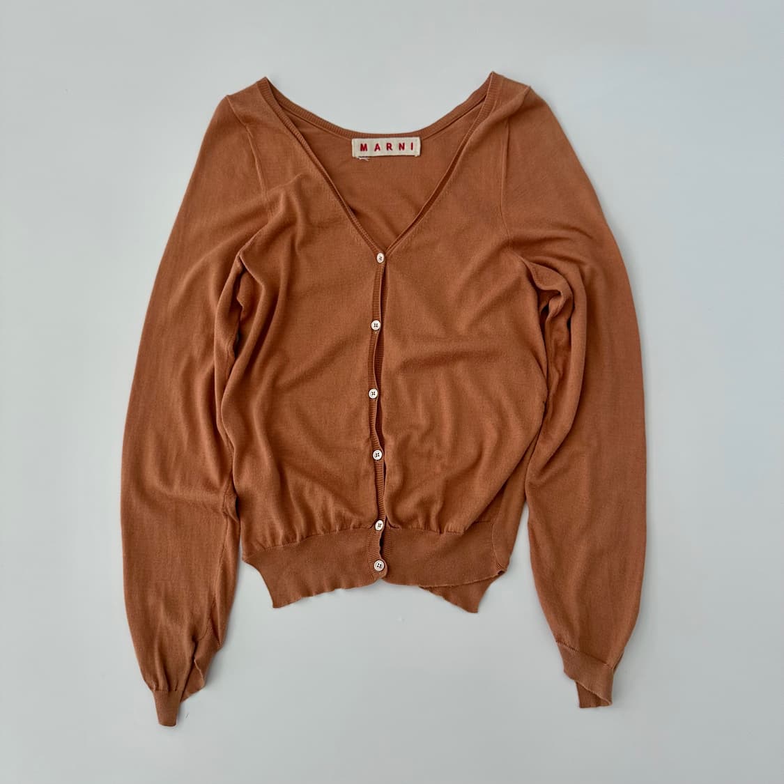 마르니 marni 허리셔링 디테일 가디건 상품이미지2
