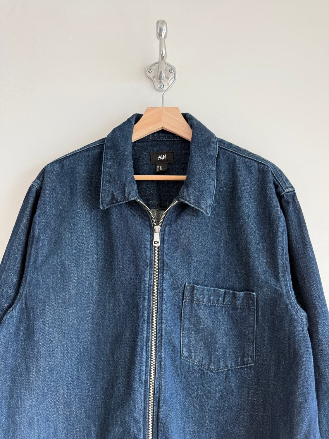 H&M 데님 집업셔츠 자켓 상품이미지2