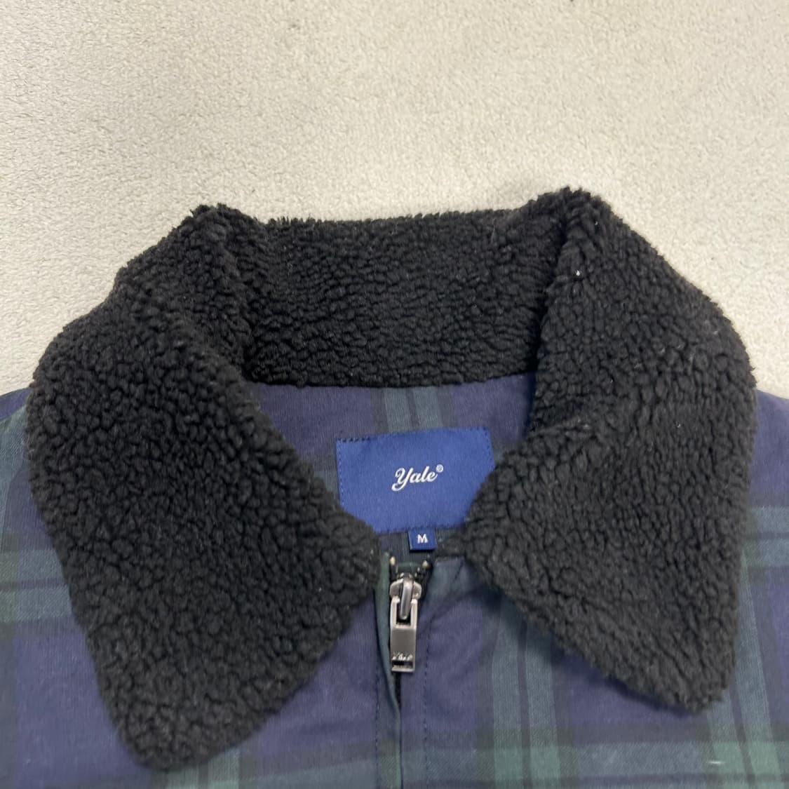 Yale Check Puffer Jacket 상품이미지6