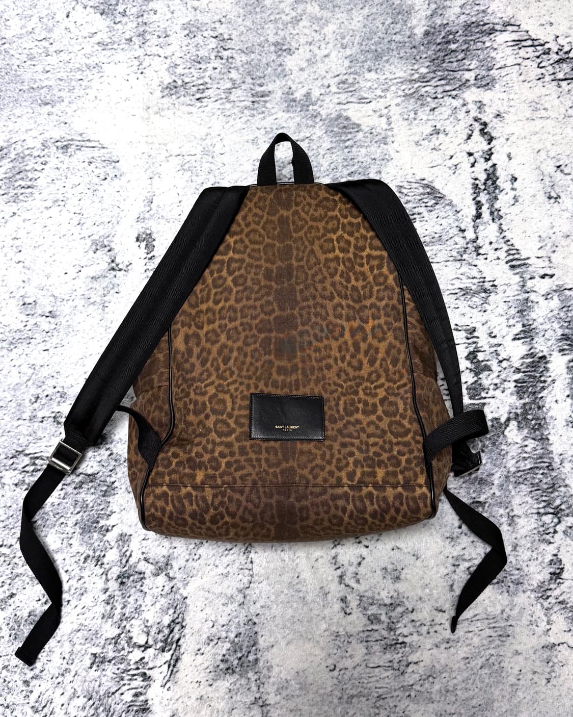 (풀구성품) 생로랑 15fw 레오파드 헌팅 백팩 상품이미지3