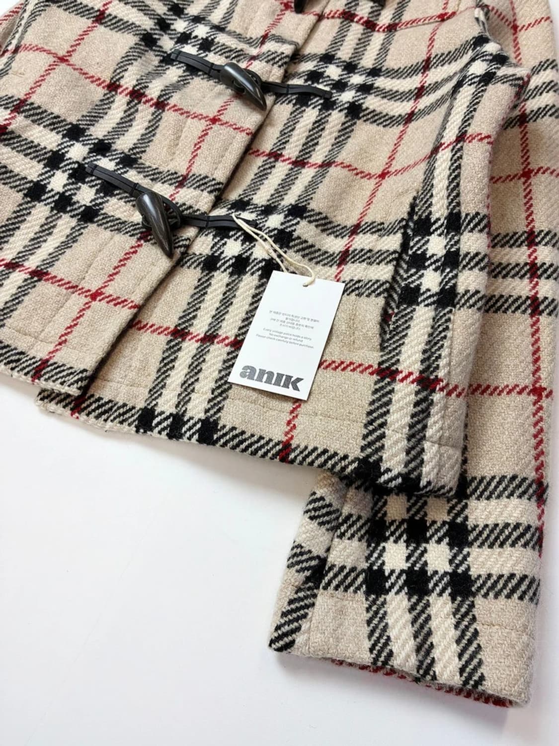 버버리 런던 00's 노바체크 램스울 자켓 PN5604    상품이미지3