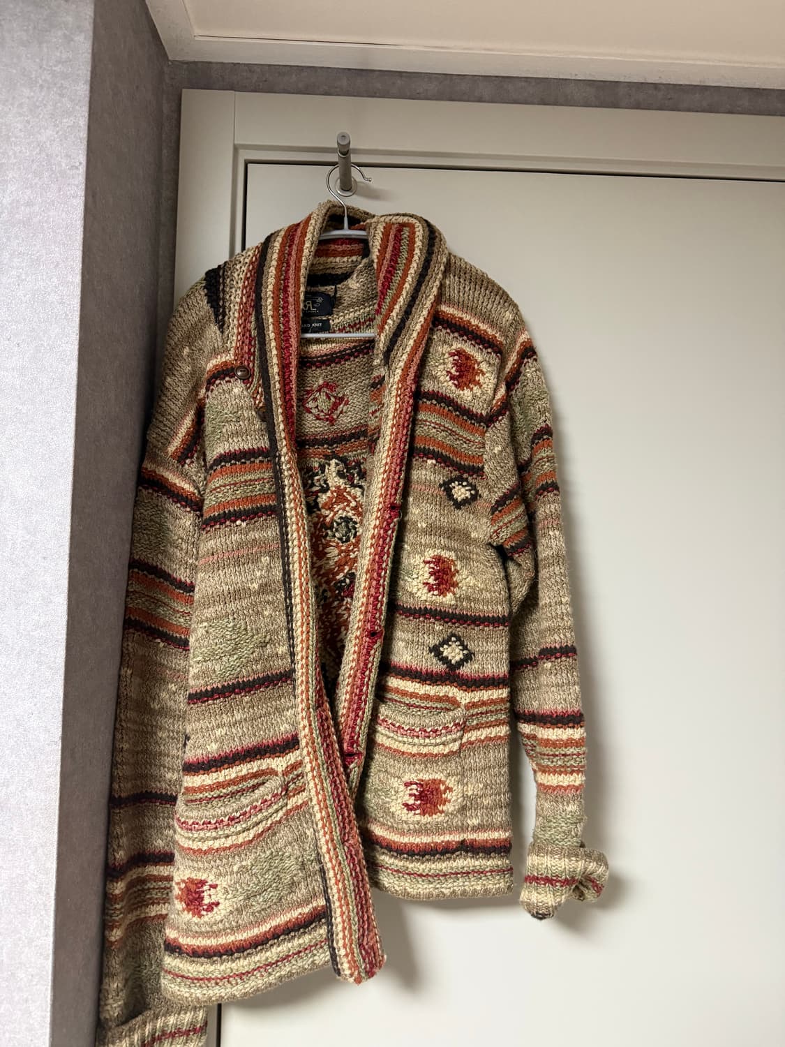 더블알엘 나바호 숄카라 가디건 RRL XL 상품이미지3