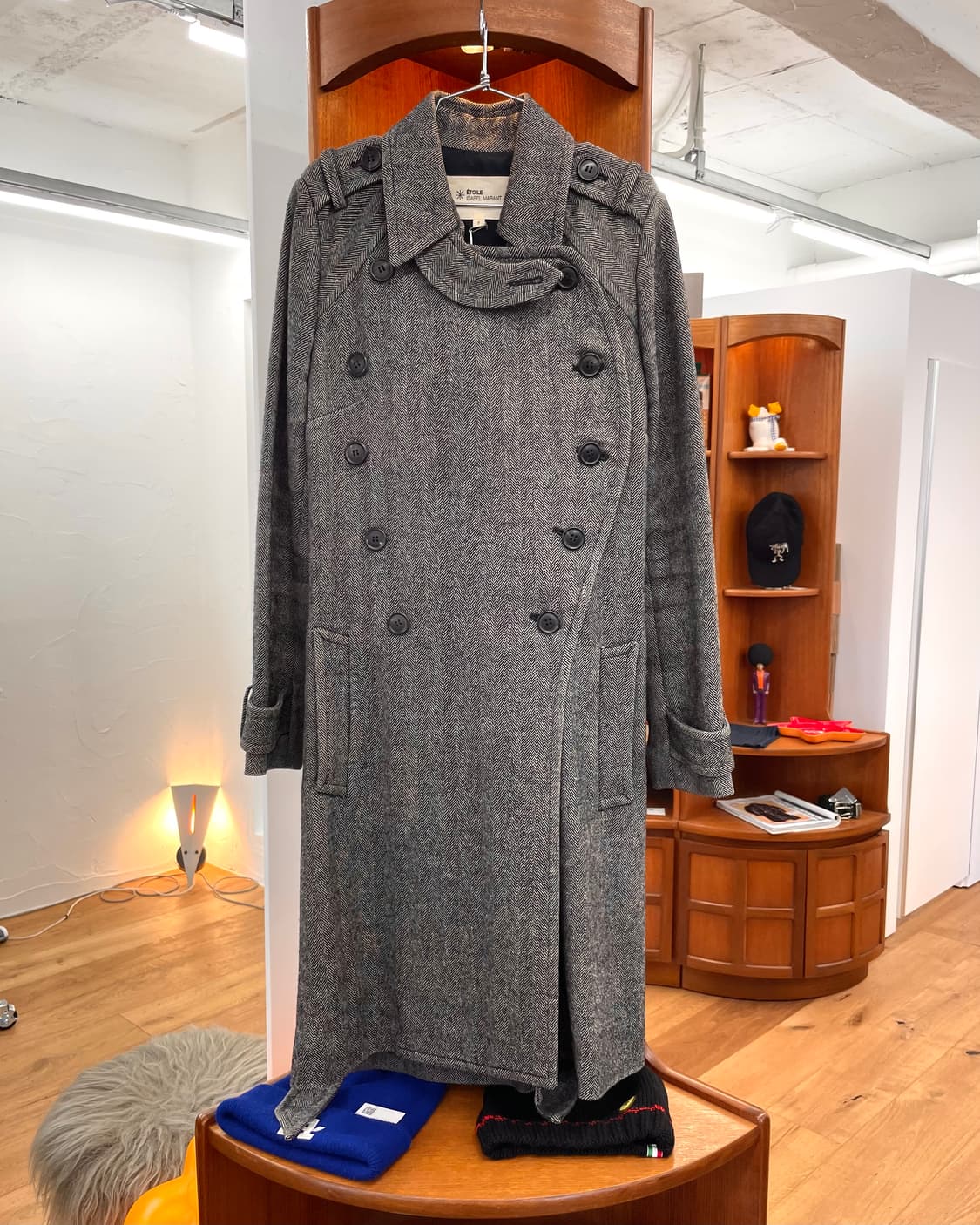 이자벨마랑 더블브레스티드 헤링본 코트 상품이미지6