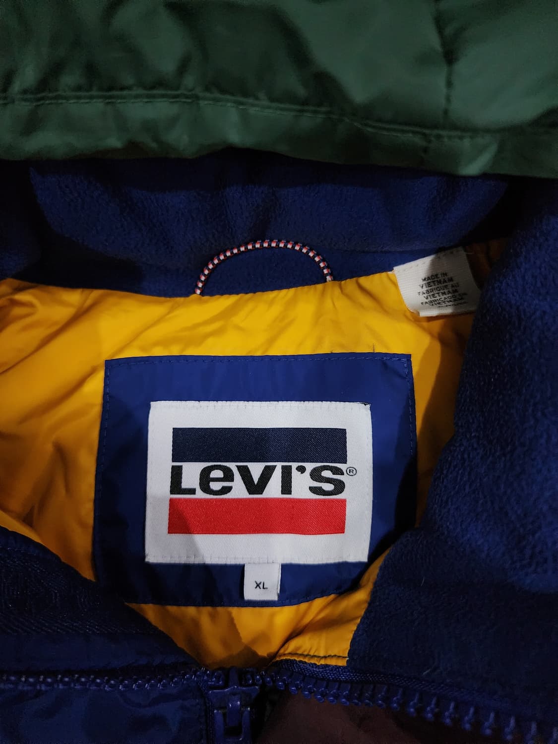 리바이스 스테이 루즈 컬러블록 다운 패딩 XL 상품이미지8