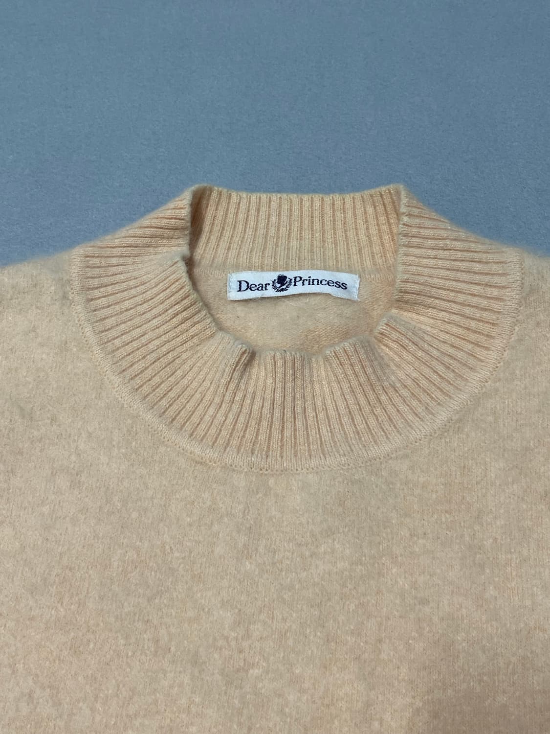 노랑 캐시미어 니트 상품이미지2