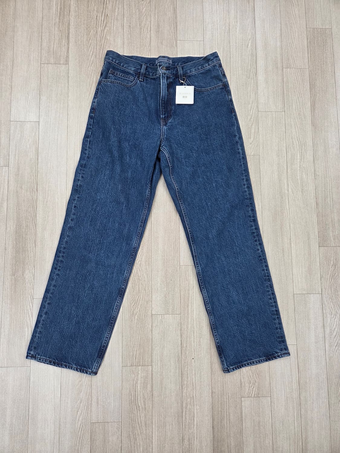 (새상품)유니클로 JWA 앤더슨 스트레이트 진 64블루 32 상품이미지1