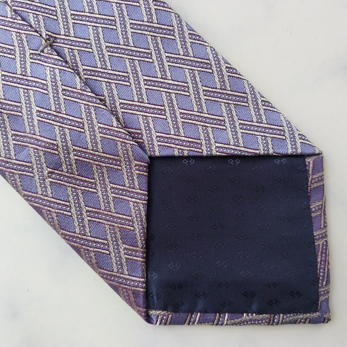 앤드류스타이 실크 퍼플 자카드 넥타이 8.7cm 새제품 K2545
 상품이미지7