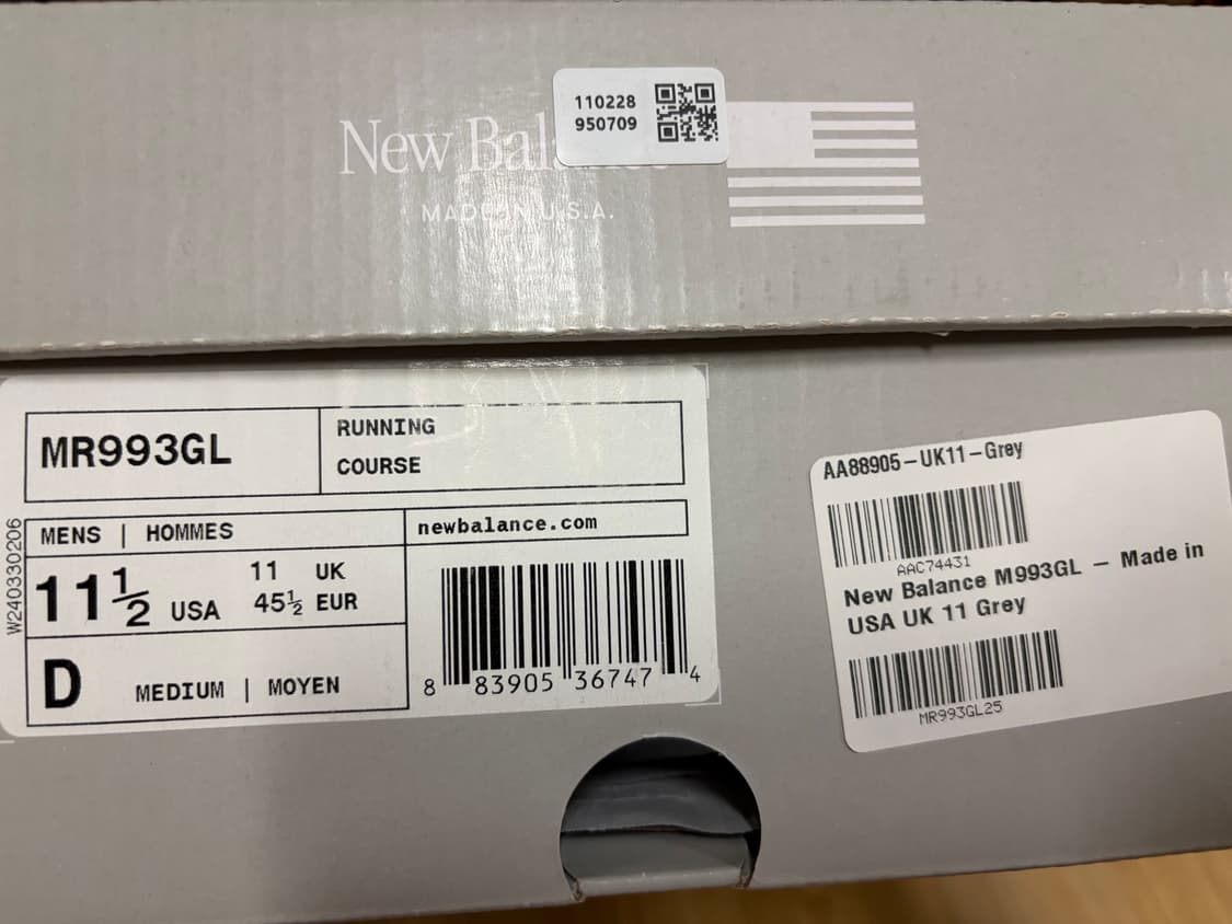 뉴발란스 993 295사이즈 상품이미지7