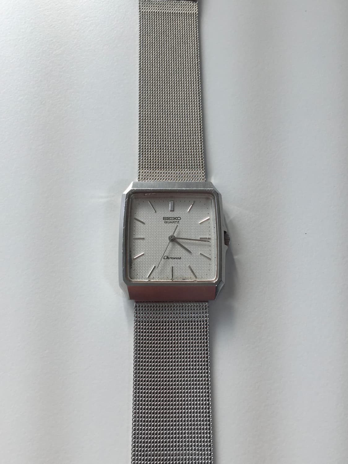 80s seiko chronos slim square quartz 상품이미지8