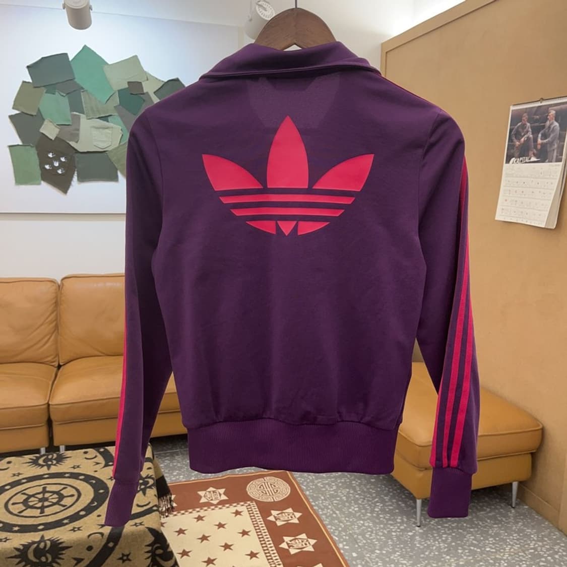 아디다스 파이어버드 Y2K 퍼플핑크 져지 집업 85 C08644 상품이미지4