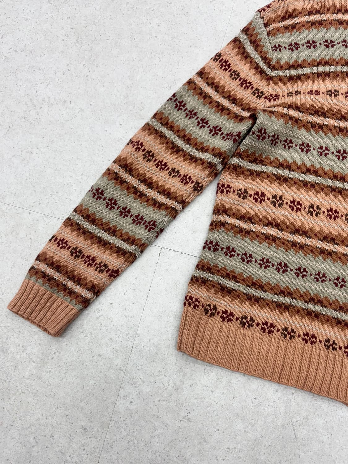 Polo 페어아일 브이넥 니트 상품이미지3