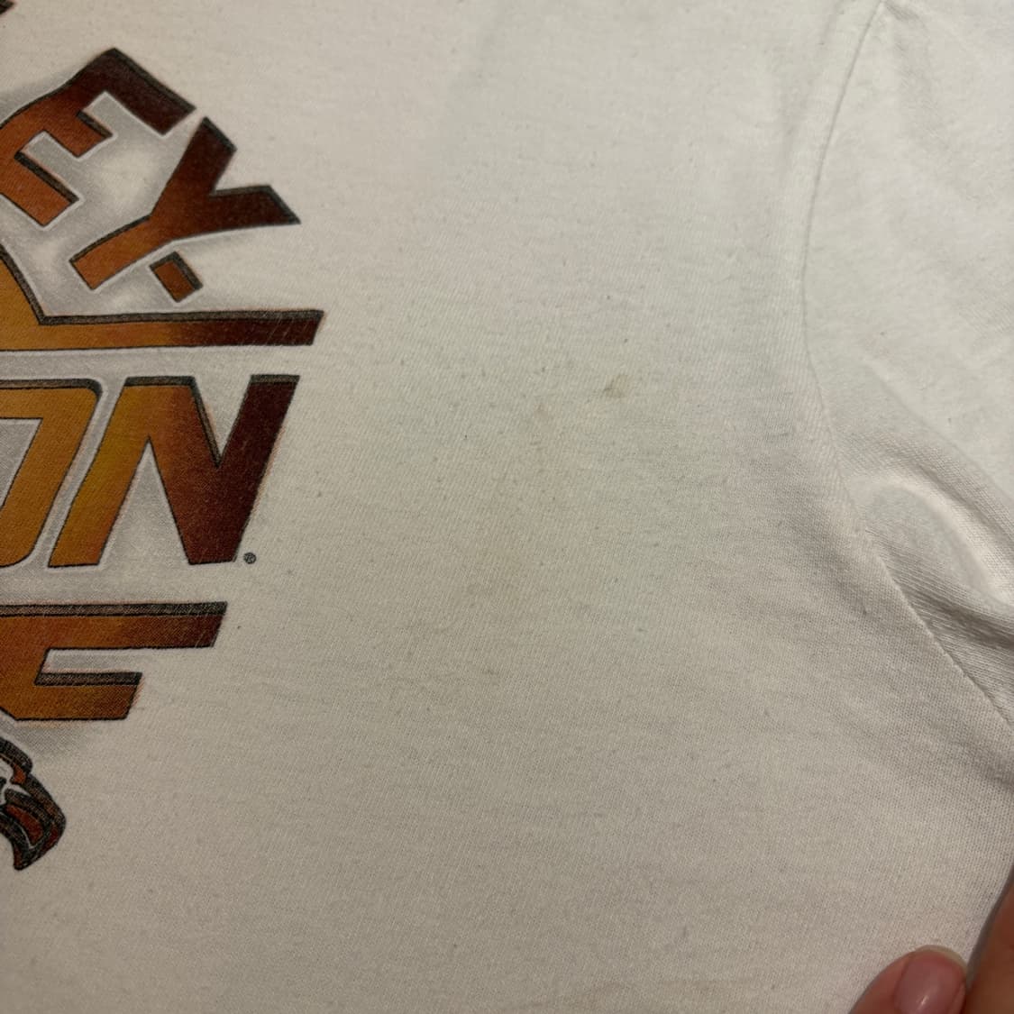 할리데이비슨 정품 화이트 긴팔 티셔츠 상품이미지7