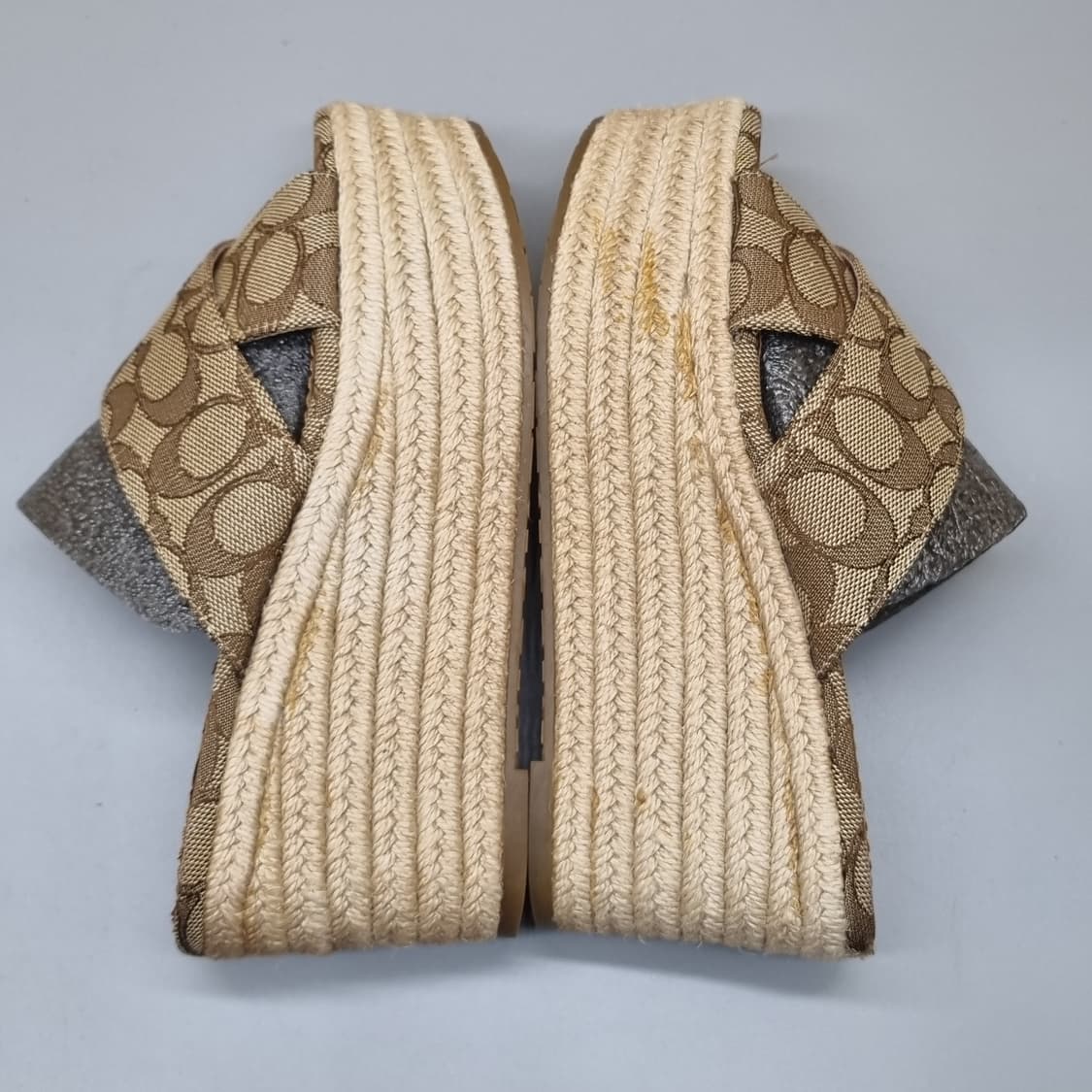 코치 여성웨지슬리퍼225 굽8  상품이미지5