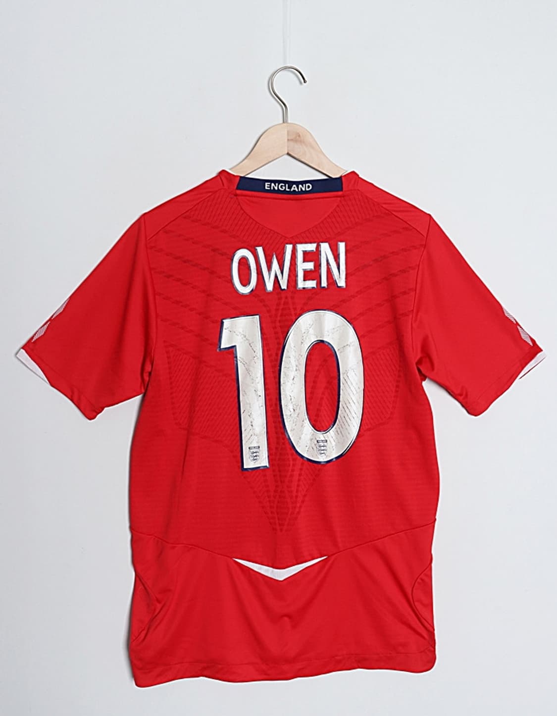 UMBRO ENGLAND 2008-2010 Away OWEN 상품이미지7