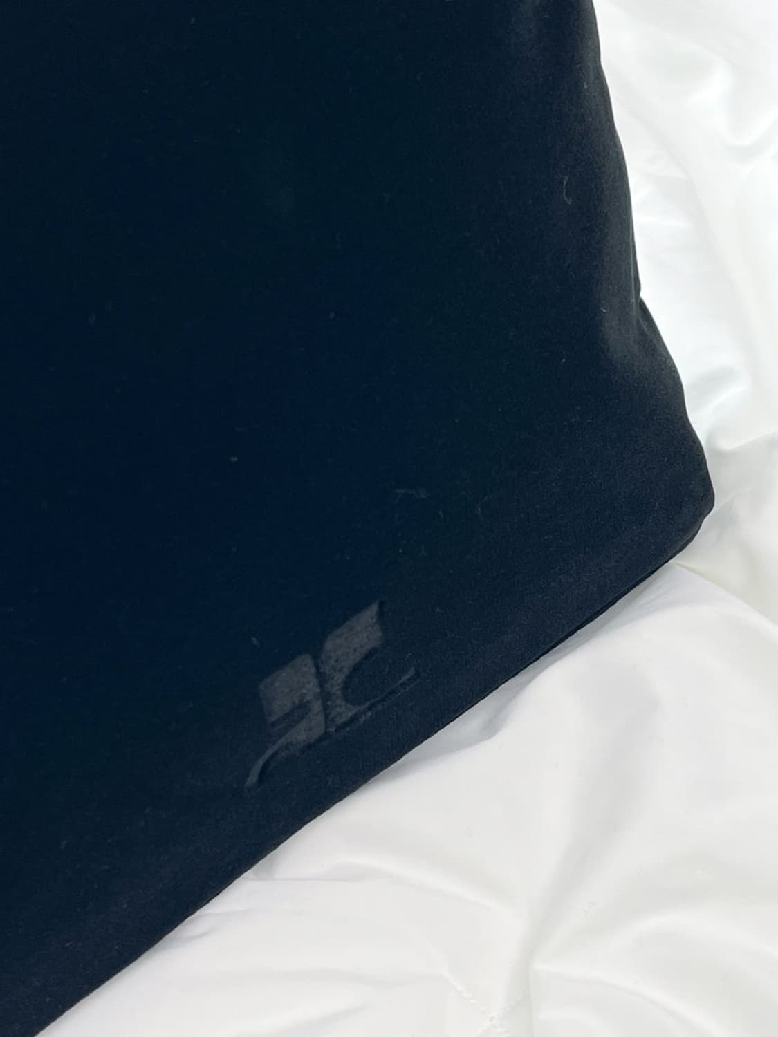 courreges / 꾸레쥬 블랙 벨벳 토트백 상품이미지7