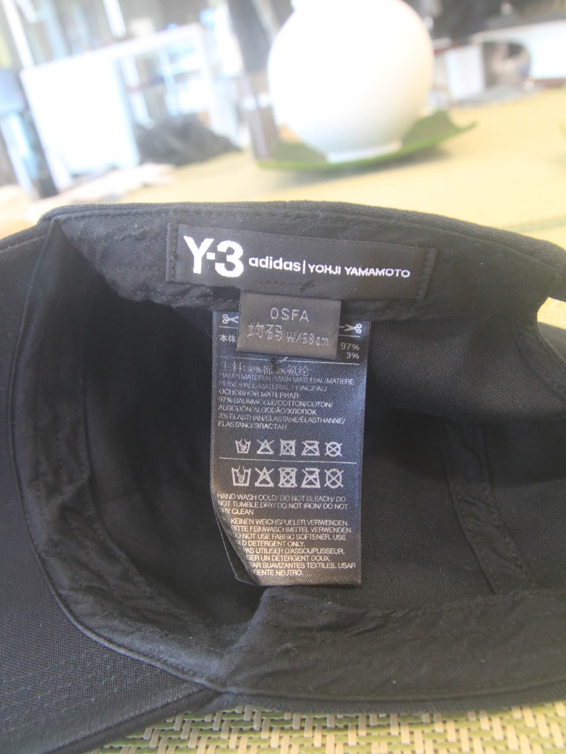 요지야마모토 Y-3 빅 자수 로고 볼캡 상품이미지9