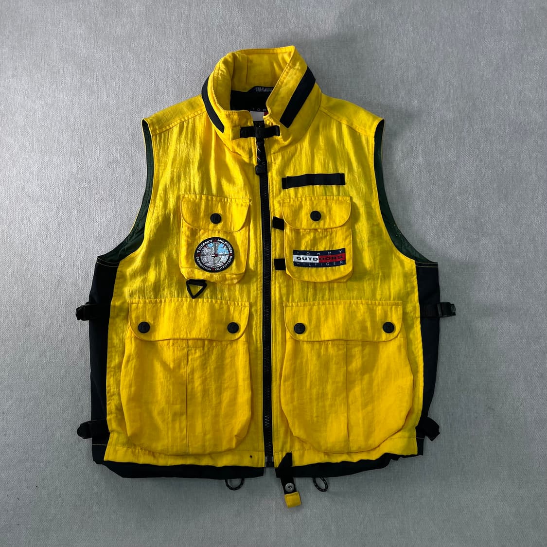 100 90s 타미힐피거 아웃도어 택티컬 조끼 상품이미지1