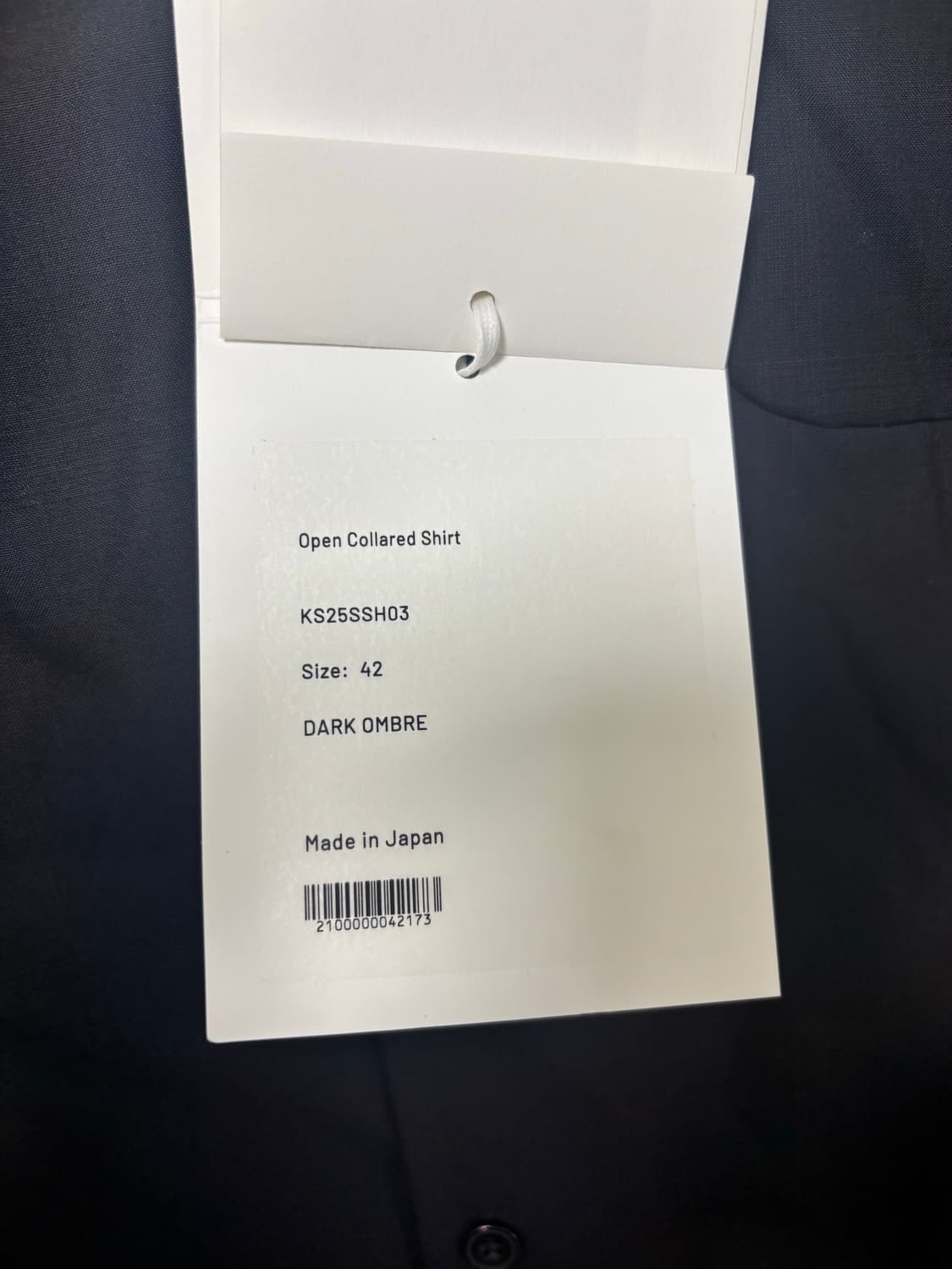 캡틴선샤인 옴브레 오픈카라셔츠 42 상품이미지7