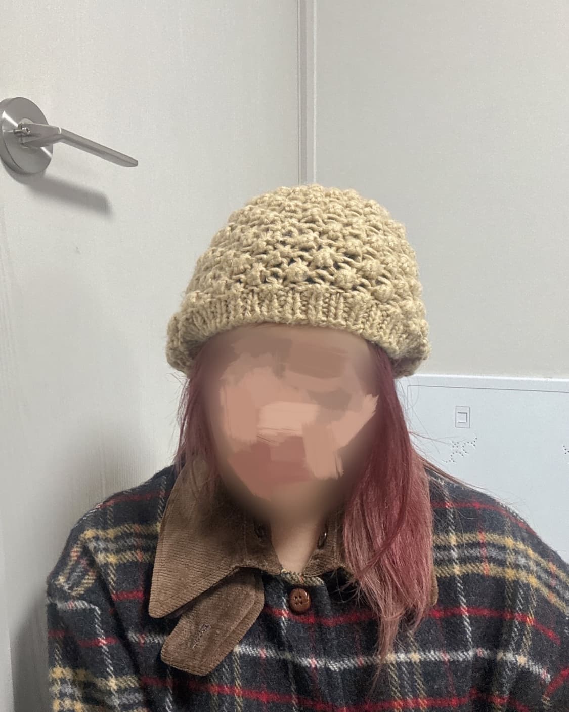 메트로시티 라떼 니트 베레모 상품이미지4