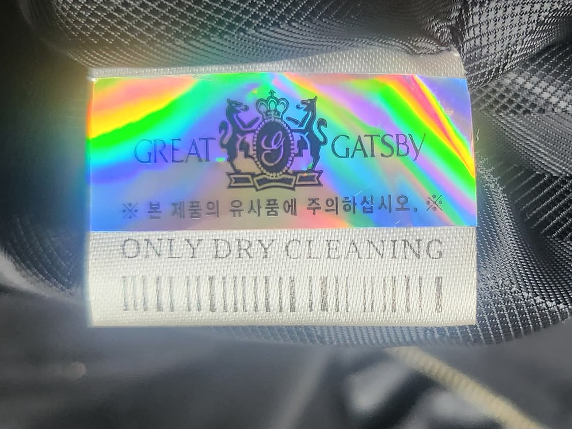 GATSBY 갸츠비 콤비 스냅 자켓 50 (55반까지) 상품이미지4