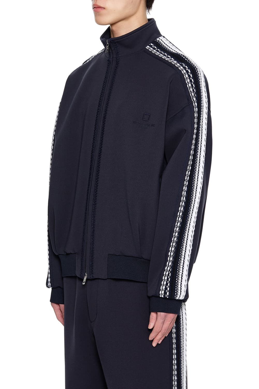 우영미 25ss 니트 디테일 트랙 자켓 상품이미지1