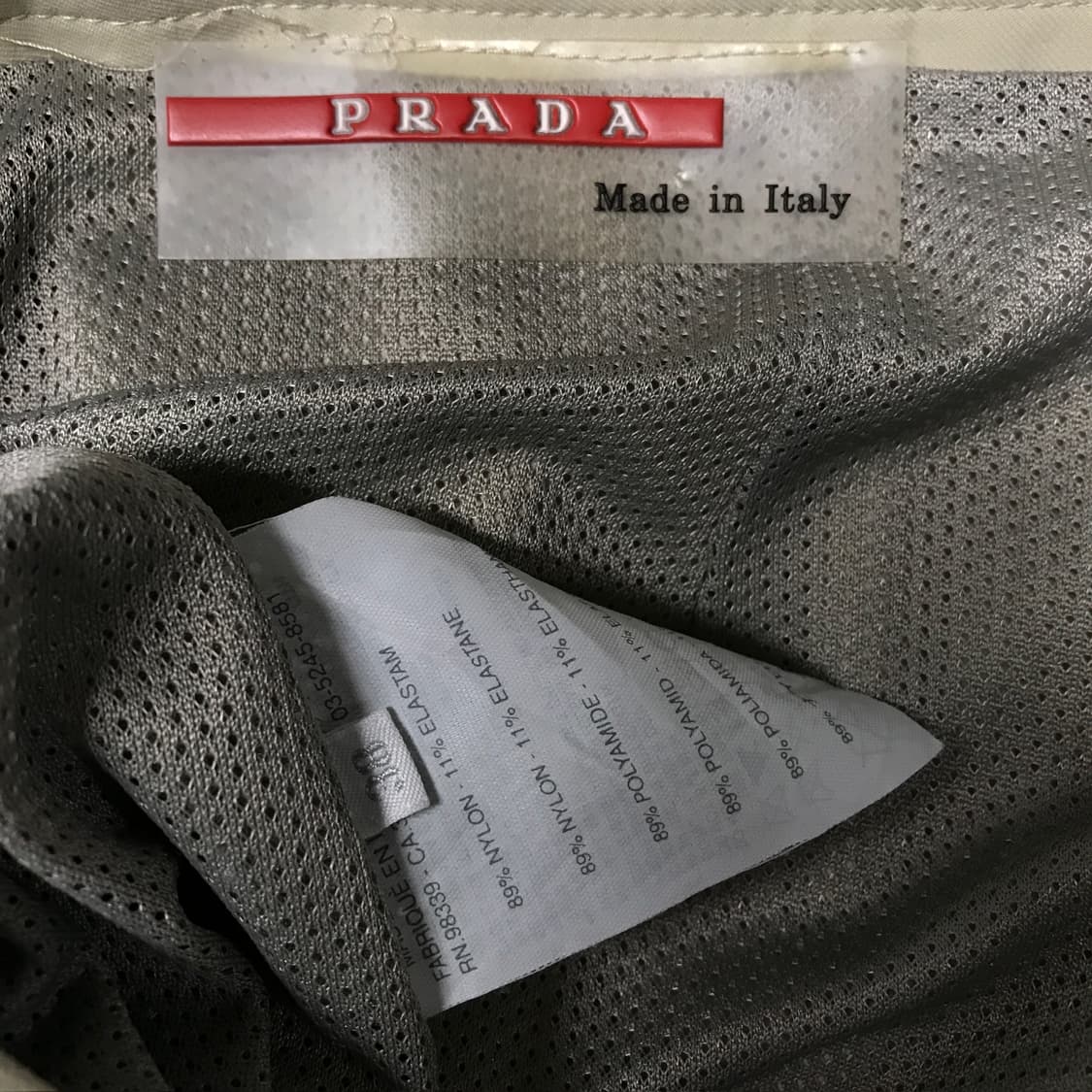 프라다 스포츠 스커트 아이보리 38 상품이미지7