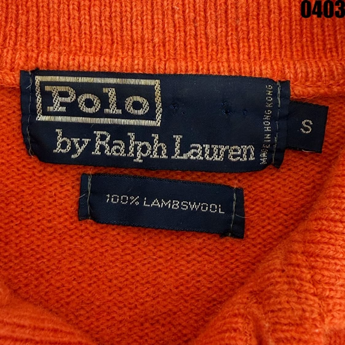 폴로 랄프로렌 램스울 니트 카라 스웨터 S 0403 상품이미지4