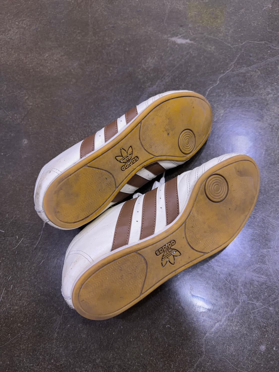 아디다스 태권도 레이스 오프 화이트 브라운 스니커즈 270 상품이미지8