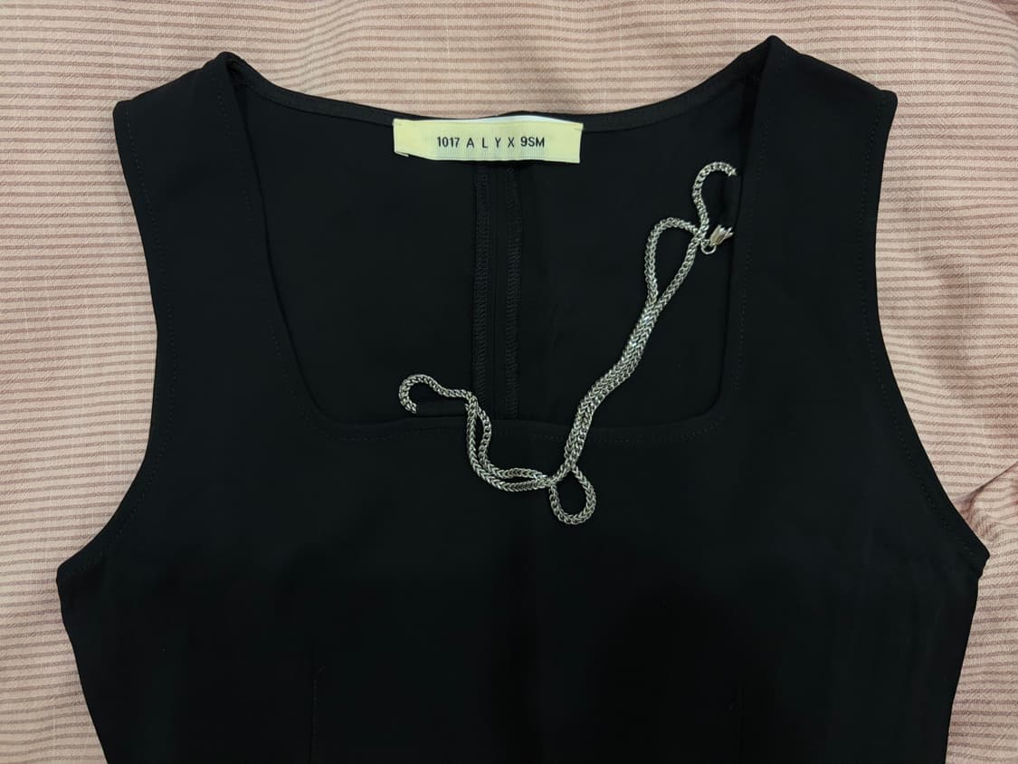 1017 ALYX 9SM 블랙 미니 원피스 상품이미지1