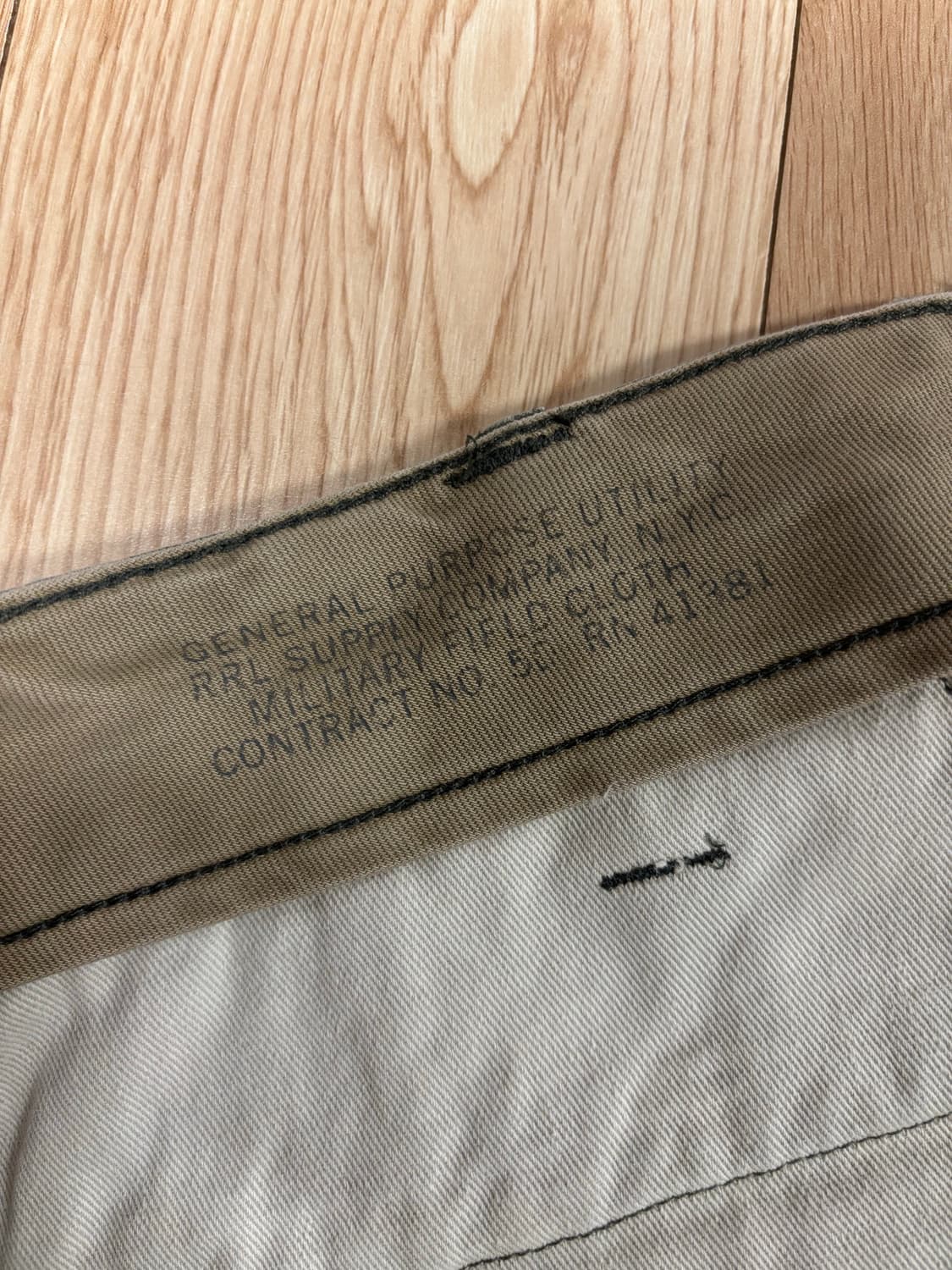 [30X30] RRL 헤링본 트윌 필드 팬츠 올리브 상품이미지8