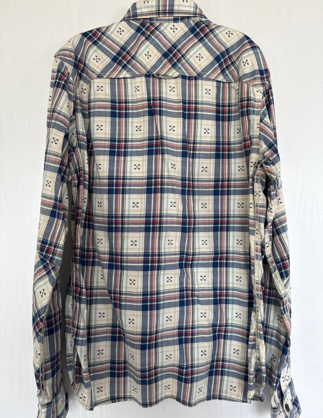 타미힐피거 데님 체크 셔츠 남방 상품이미지2