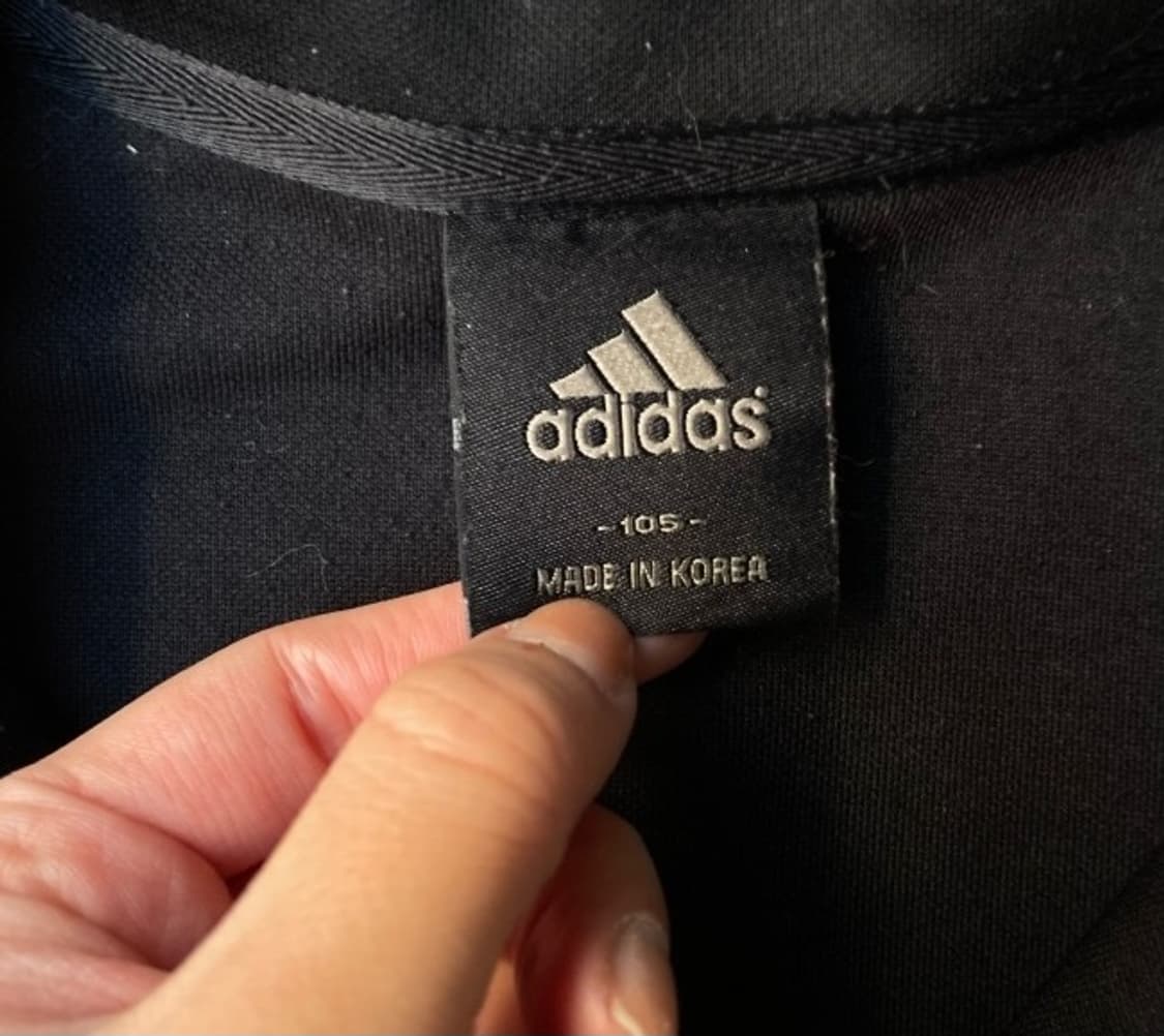 아디다스 블랙 검정 트랙탑 져지집업 105/XL 상품이미지3