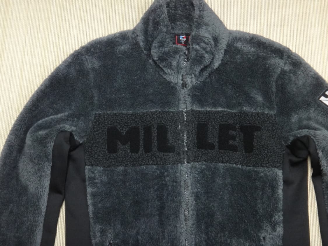 (100) 밀레 MILLET 남성용 빅로고 플리스 자켓 상품이미지3