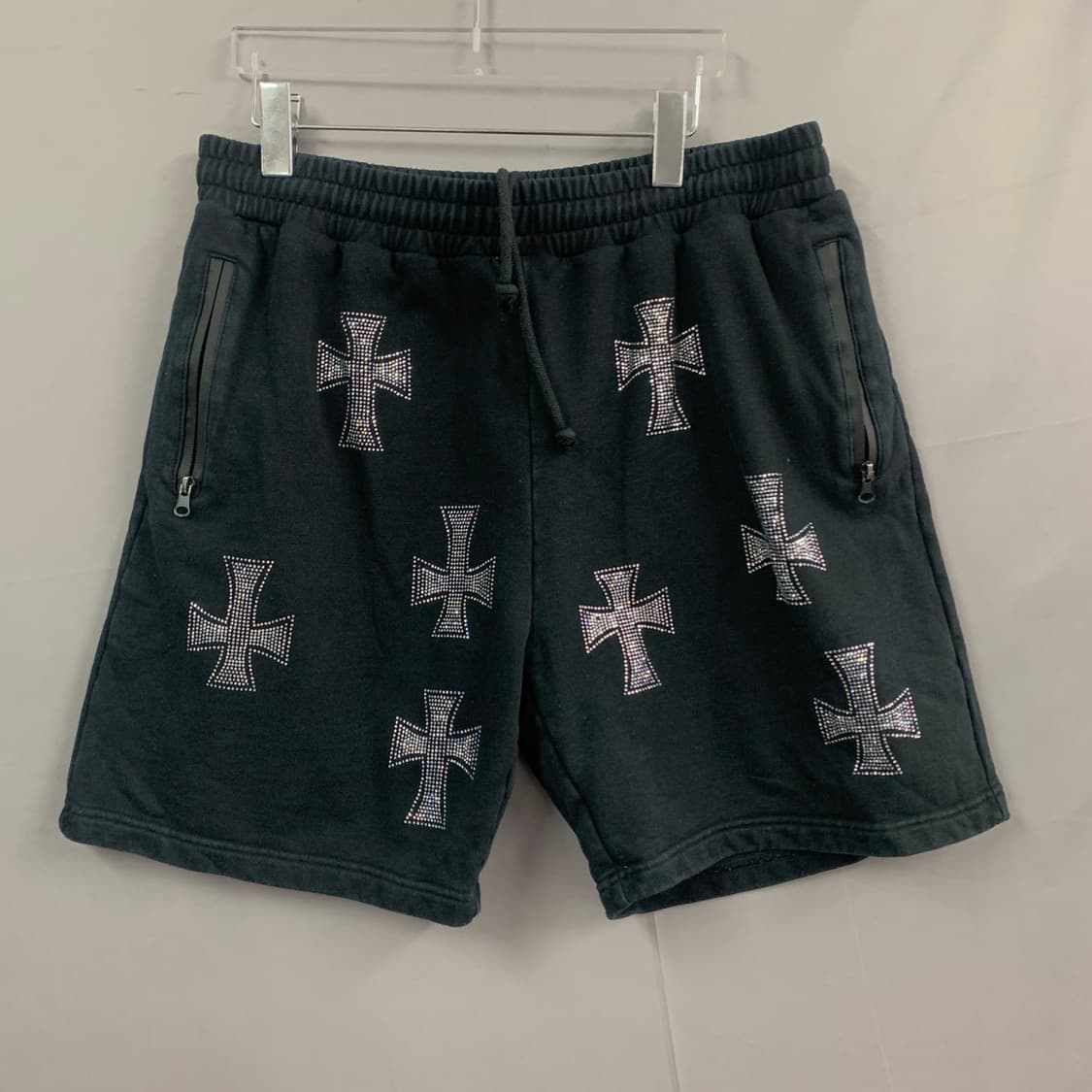XL 언노운 UNKNOWN 크로스 십자가 스트릿 스웻 쇼츠 반바지 상품이미지2