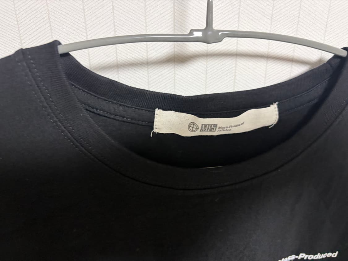 플라스틱프로덕트 반팔 MPa T-SHIRT (BLACK)  상품이미지5