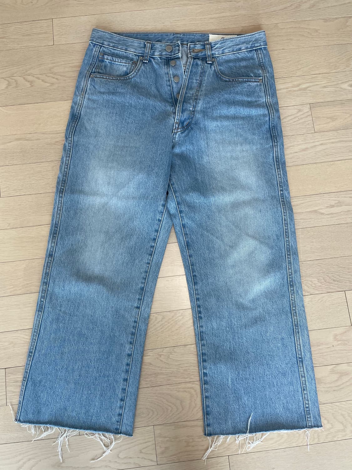 (S)이얼즈어고 FLAWLESS 플로리스 데님 와이드03 라이트 인디고 상품이미지4