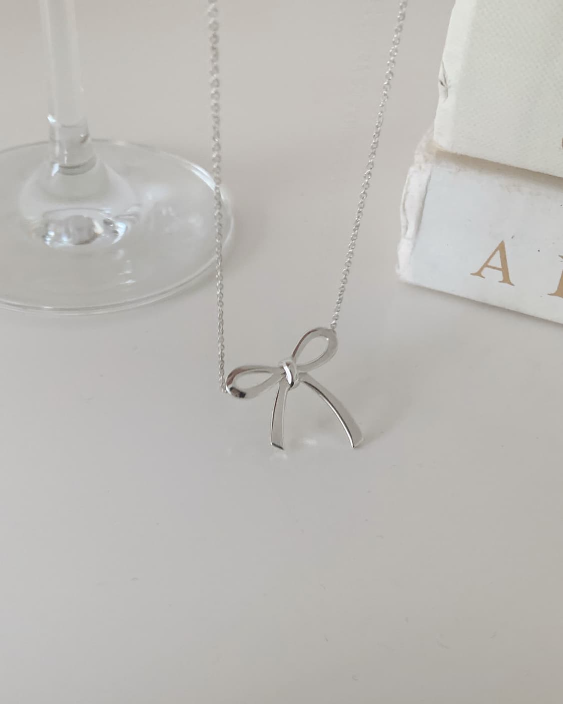 [ 티파니앤코 ]  티파니 신슬기 리본 라지 사이즈 목걸이 상품이미지5