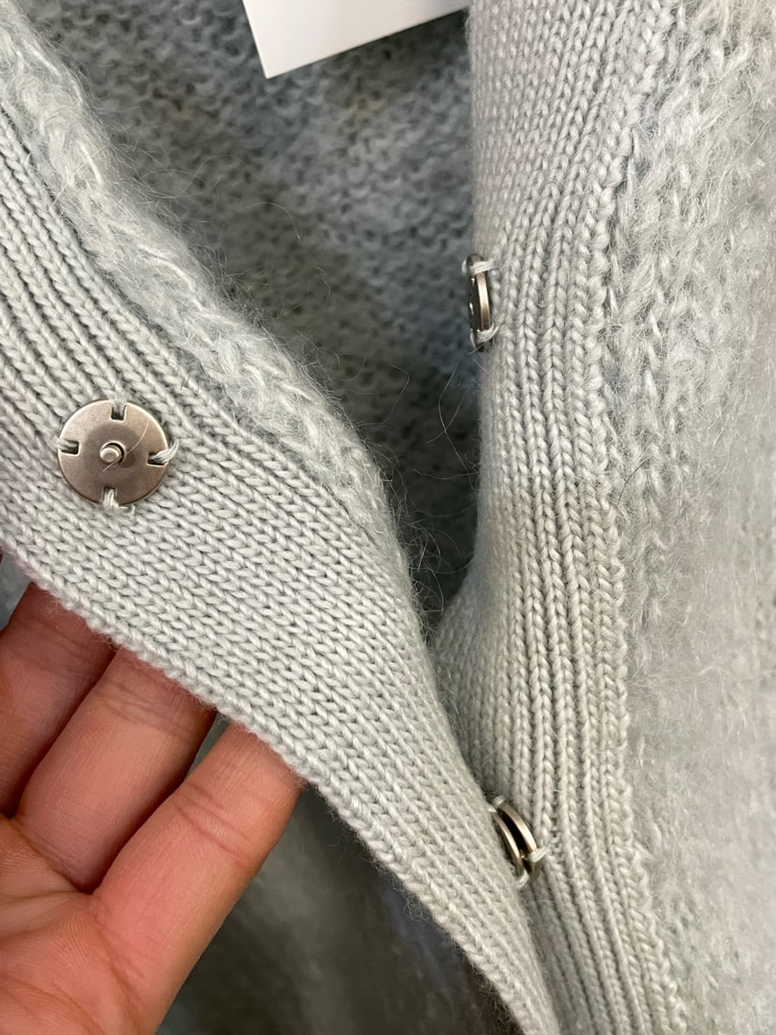 아모멘토 민트 그랜마 가디건  상품이미지4