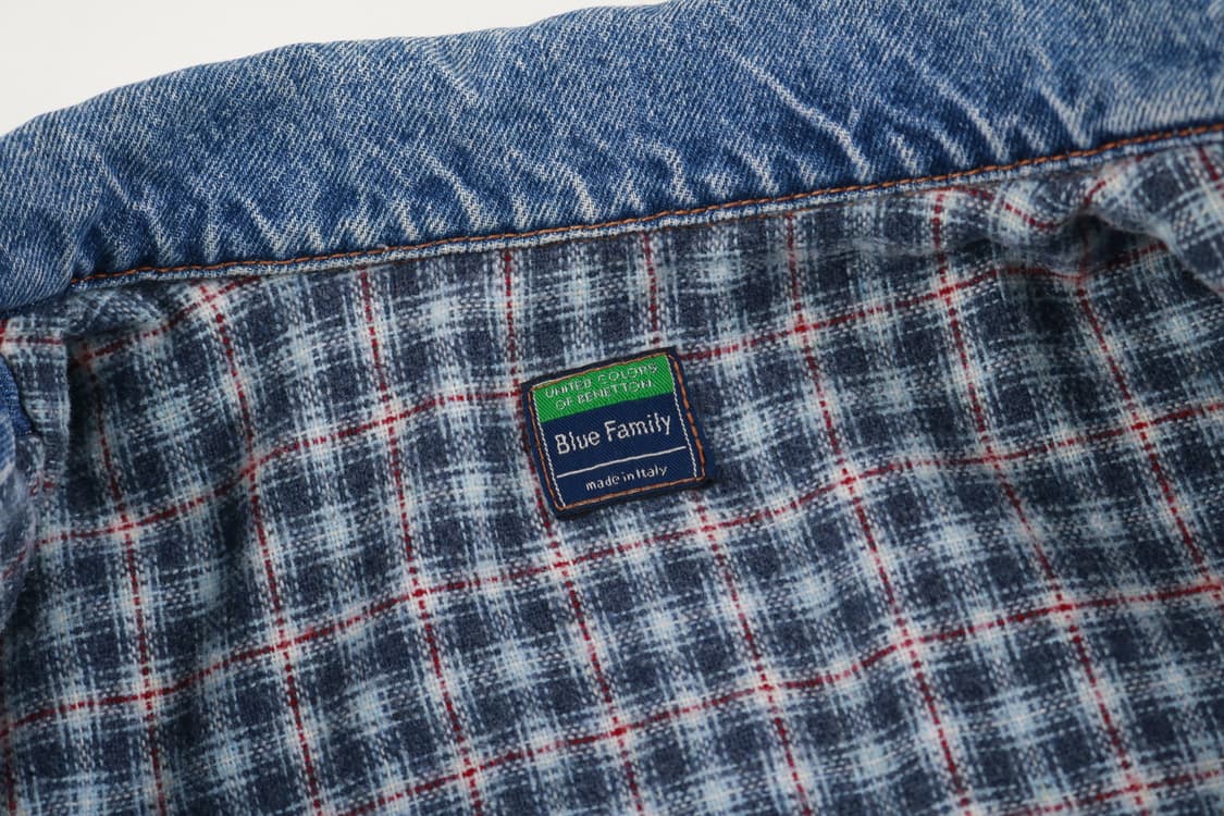 [M] 90's 베네통 트러커 데님자켓 상품이미지5