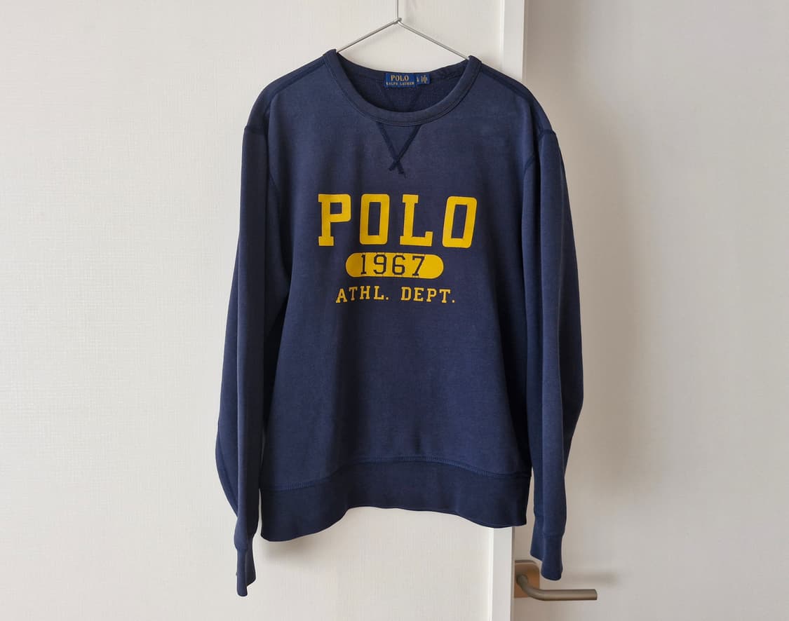폴로 랄프로렌 크루넥 로고 스웻셔츠 맨투맨 L  상품이미지4