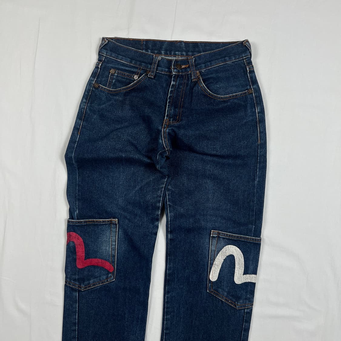 에비수 evisu 빅로고 멀티 포켓 데님팬츠 청바지 상품이미지4