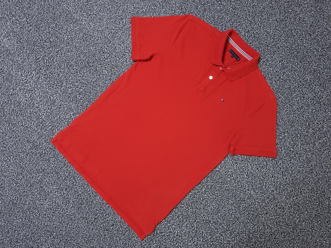 [무료배송][170]타미힐피거 키즈 피케 반팔티 카라티 상품이미지3