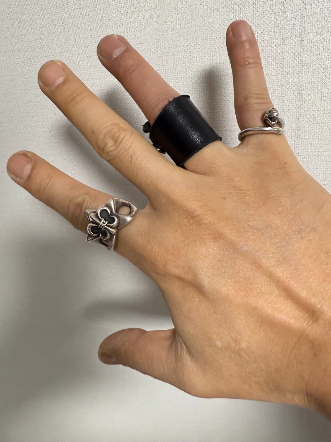 에브리벌스데이  Snap cuff 레더 링 상품이미지1