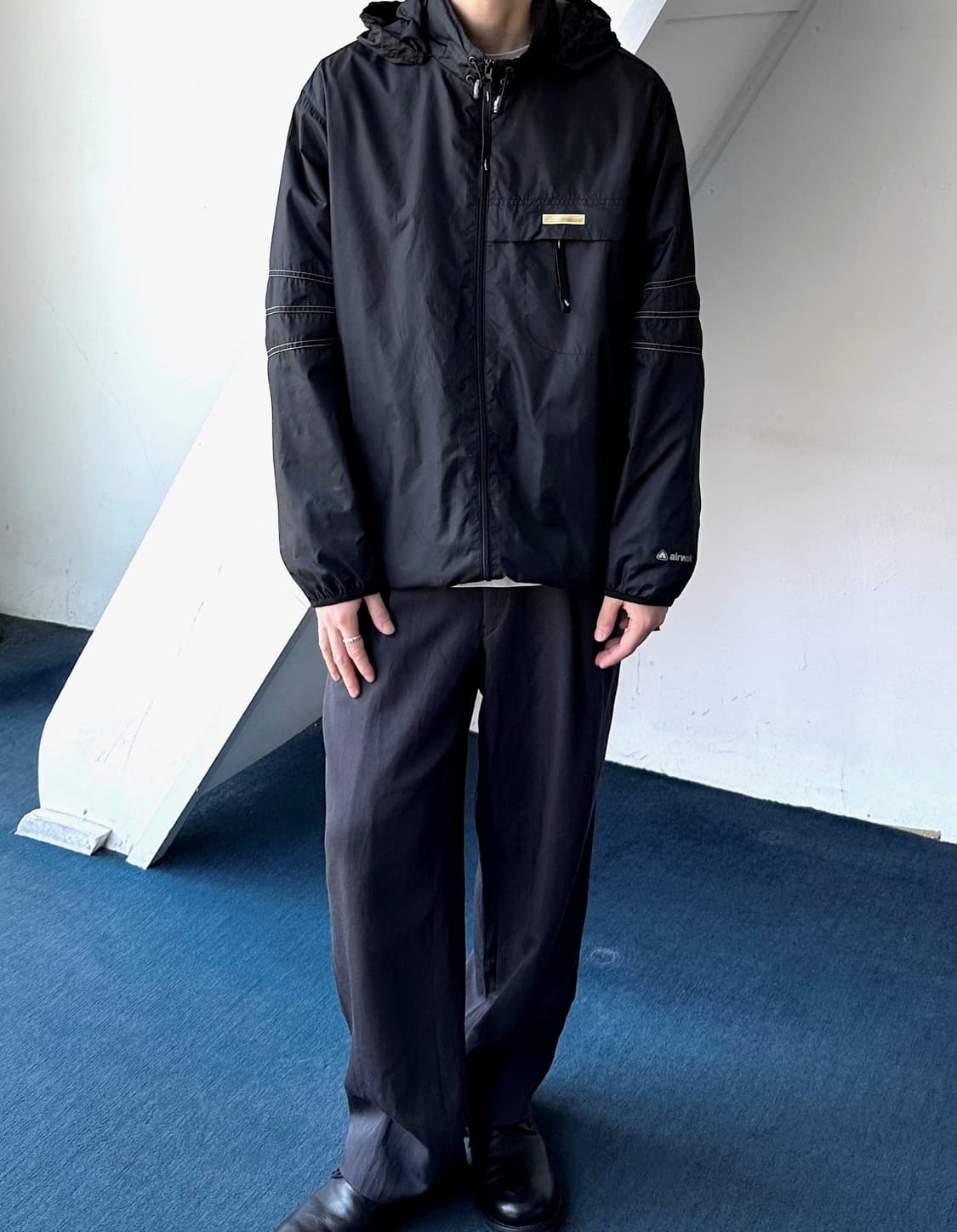 Ripstop nylon design wind parka 상품이미지10