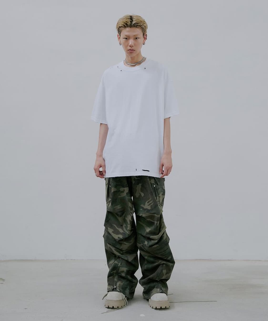 어나더유스 디테쳐블 파라슈트 슬릿 지퍼 카고 팬츠 후디진호 상품이미지6