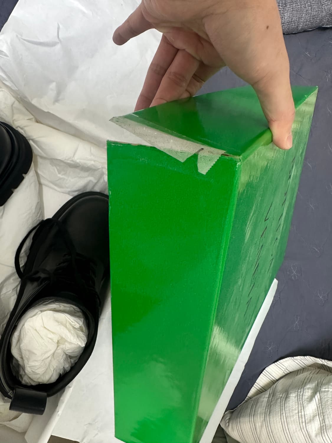 [42]보테가베네타 러그 레이스업 앵클 부츠 상품이미지6