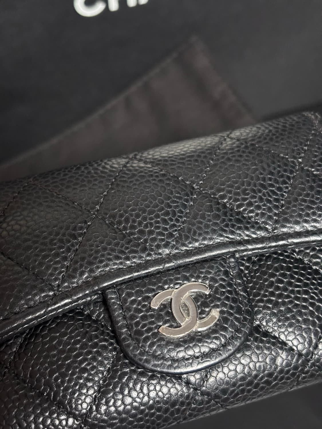 샤넬 클래식 똑딱이 은장 (내장칩) 상품이미지10