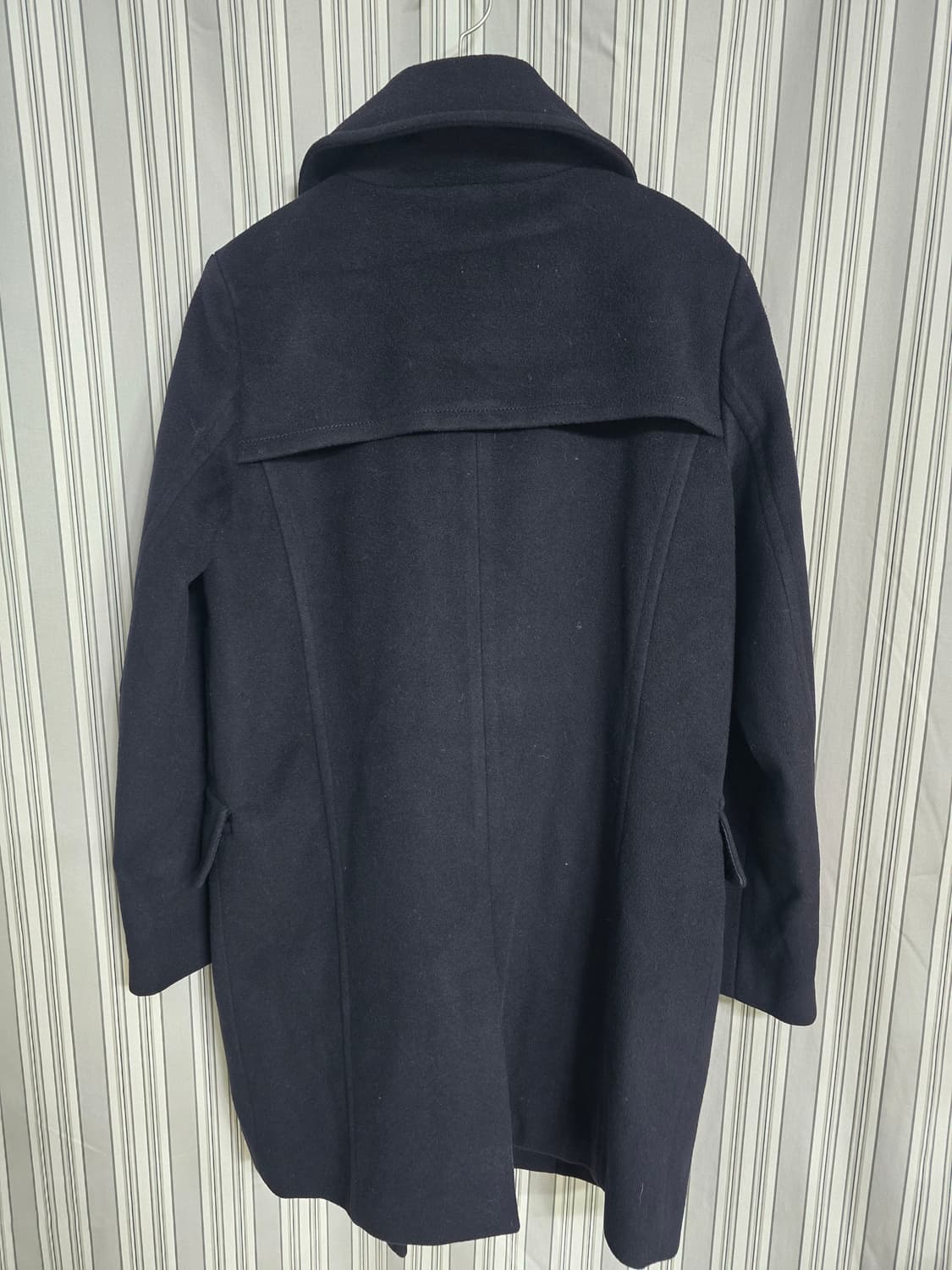 (100) 빈폴 네이비 캐시미어 여성모직 코트 상품이미지3